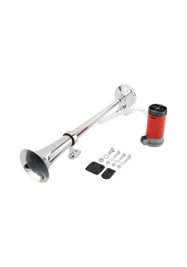 Xuweiwei Aazrzrz Yüksek Sesli 116db Krom Çinko 12v Hava Kornası Kiti Kamyonlar İçin