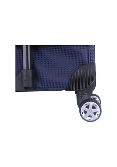 Xxl Battal Boy Dev Boy 90 Cm Körüklü Kumaş Valiz & Bavul Lacivert