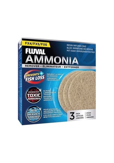 Fluval Fx4 Fx5 Fx6 Yedek Ammonia Remover 3 Adet