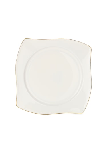 Schafer Bety Yemek Takımı 48 Parça-gold Altın - Beyaz