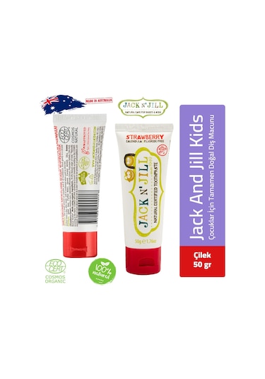 Jack N'Jill Çilek Doğal Diş Macunu 50 G