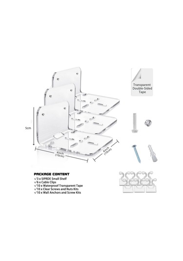 Vkemall Bebek Telsizi Evrensel Yapışkanlı Raflar Monitör Kameralar