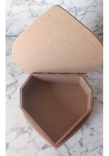 Hobi Adn Kalp Kutu Ahşap Mdf Ham Model El Yapım