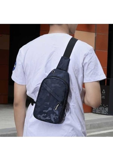 Dancemonkey Xqb990 Erkek Omuz Çantası Crossbody Göğüs Askılı 001 Acu