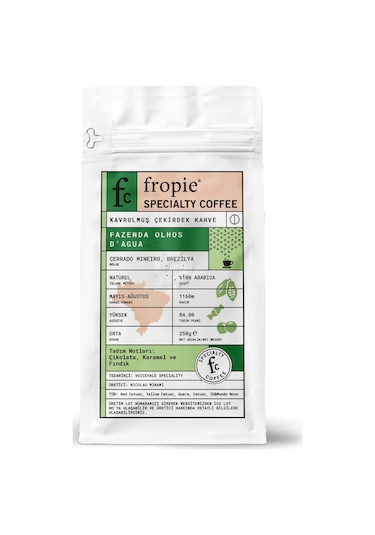 Fropie Nitelikli Kahve Brezilya Çekirdek 250 G