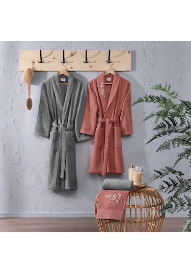 Taç Mimosa Bambu 4'lü Aile Seti Rose 000001500201691002 Gül Kurusu