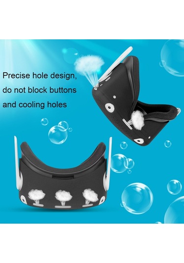 Oculus Quest 2 İçin Vr Darbeye Dayanıklı Ve Toz Geçirmez Kapak Siyah