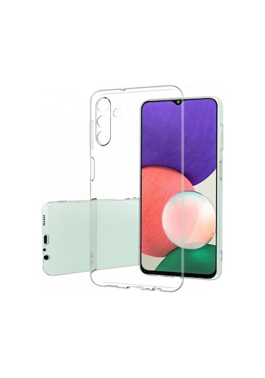 FitCase Samsung Galaxy A13 Kılıf Kamera Korumalı Silikon Şeffaf Arka Kapak