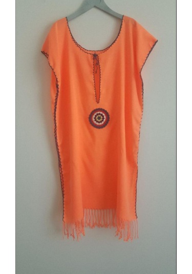 Plaj Elbisesi Turuncu