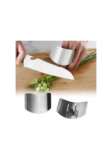 Ulzyvf Yiyecek Kesme Parmak Koruyucu, 2024 Paslanmaz Çelik Bıçak Koruyucu, Ayarlanabilir, Yaralanmayı Önler Diğer Diğer