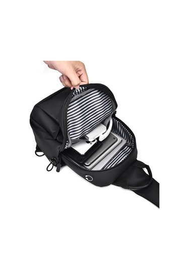 Sones Oumantu 908 Çok İşlevli Su Geçirmez İş Göğüs Çantası Büyük Kapasiteli Omuz Çantası Yeşil