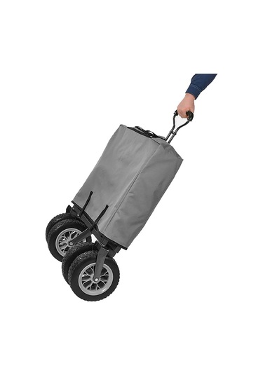 Katlanır 4 Tekerlekli Kamp Plaj Arabası Taşıma  Arabası Aa003