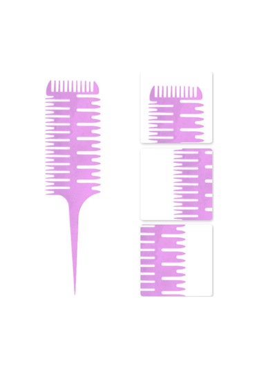 Suofeng 6'li Saç Boyama Ve Şekillendirme Tarakları - Profesyonel Renk Ayrımı Ve Vurgulama Seti