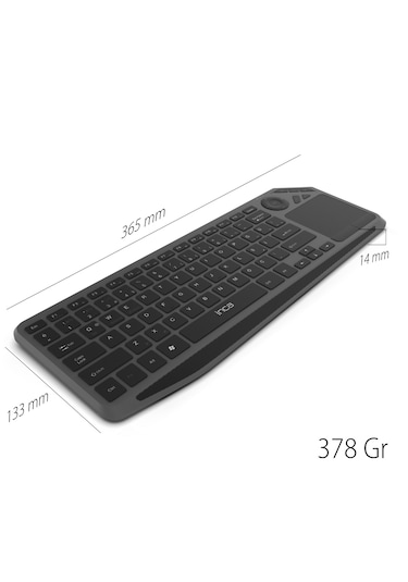 Ibk-566bt Bluetooth+ 2.4g Touchpad Sılent Rechargeable Klavye