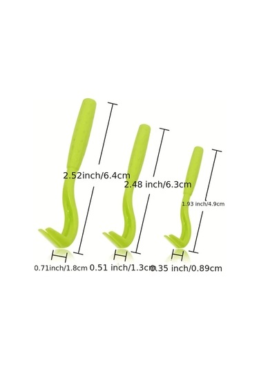 Topshop1 Yeşil 3 Adet Kene Piresi Temizleme Aracı Köpekler İçin Güvenli Etkili Parazit Kontrolü