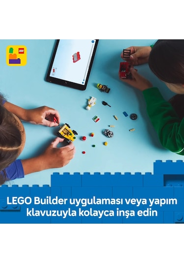 LEGO® City Pizza Arabası İtfaiye Kamyonuna Karşı Yarış Arabası Paketi 60458 -5 Yaş ve Üzeri Çocuklar için Yaratıcı Oyuncak Yapım Seti(70P)