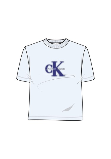 Ss Kadın Boxy Seasonal Monologo Graphic Beyaz T-shirt-13081 Beyaz