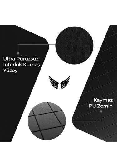 GoLite Gaming Mouse Pad Oyuncu MousePad 70 x 30 CM Klavye Fare Altlığı Siyah XL