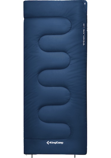 Kingcamp Snowflake 400 Ultra -15 C Uyku Tulumu Navy Sol F. Gri - Mavi