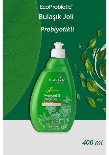 Probiyotikli Bulaşık Jeli 400 Ml Temiz İçerikli, Çevre Dostu, Ağır Kimyasal İçermez