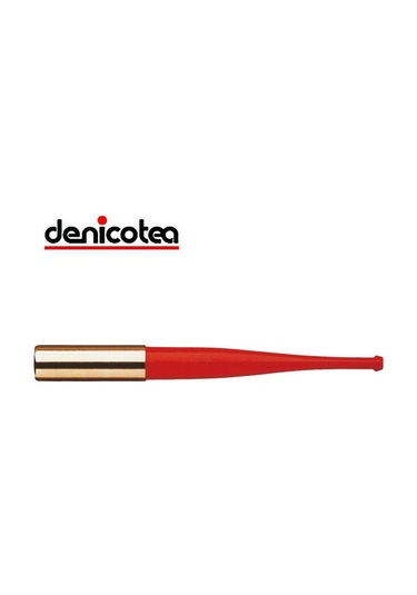 Denicotea 20204 Karbon Filtreli Uzun Sigara Ağızlığı Kırmızı/gold Kırmızı