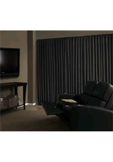 Evdepo Home Blackout Karartma Fon Perde Koyu Gri