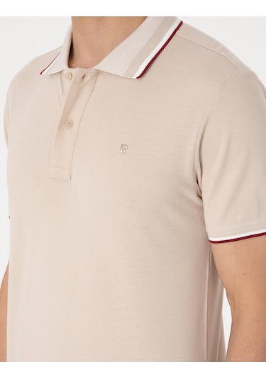 Pierre Cardin Erkek Bej Tişört 50310203-vr011 Bej