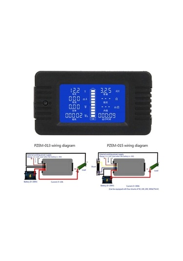 Maoyaya Pzem015 Akü Ölçer Akım Gerilim Güç Enerji Ölçer/
