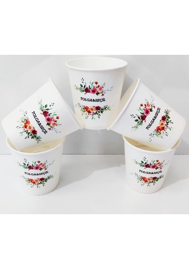 Kişiye Özel Baskılı Karton Bardak Maycup 500