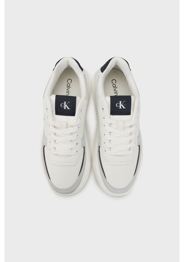 Calvin Klein Bayan Ayakkabı Yw0yw02001 060 Beyaz-lacivert Beyaz-lacivert