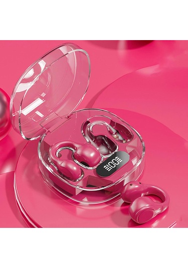 Bluetooth 5.3 Kablosuz Kulaklık Şeffaf Şarj Kutusu Stereo 0001