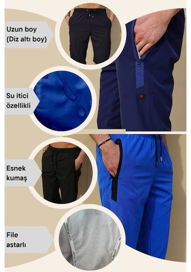 Lacivert Büyük Beden Diz Altı Uzun Model Su İtici Özellikli Likralı Esnek Kumaş Erkek Plaj Deniz Kapri Şort - 941-lacivert 001 Lacivert Büyük Beden Diz Altı Uzun Model Su İtici Özellikli Likralı Esnek Kumaş Erkek Plaj Deniz Kapri Şort - 941-lacivert 001