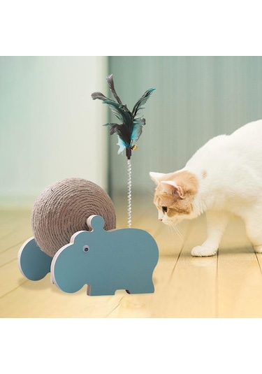 Suntek Pet Kedi Scratcher Oyuncak İnteraktif Aşınmaya