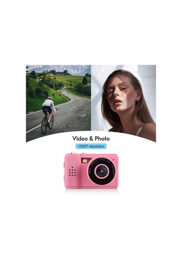 Youmex Pembe Mini Kamera - 1080p Video Kaydı Ve Fotoğraf Çekimi, Dahili Pil, 1920x1080 Çözünürlük, 30fps, Tf Kart Desteği