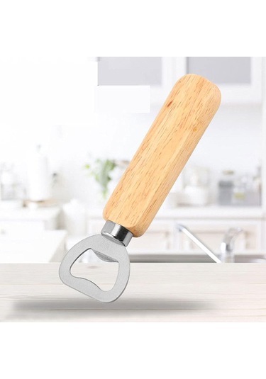 Ahşap Saplı 4 Adet Şişe Açacağı Kişiselleştirilmiş Ev, Mutfak, Bar Hediyesi İçin Bira Şişe Açacakları Diğer