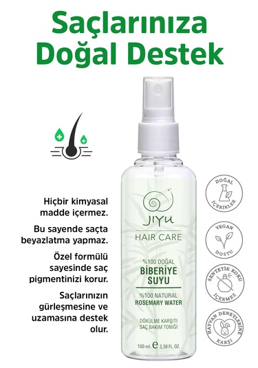 Biberiye Suyu Dökülme Karşıtı Saç Bakım Toniği