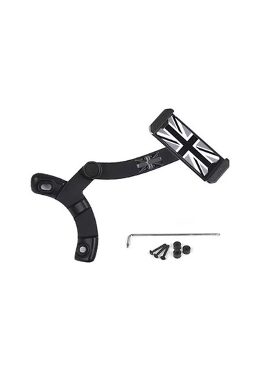 Araba Telefon Tutucu Aksesuarları Lcd Takometre Cep Telefonu Braketi Desteği Mını Cooper Clubman F54 F55 F56 F57 F60 2021 - 2023 Gri