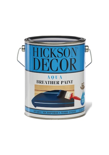 Hickson Decor Aqua Breather Paint Örtücü Dış Cephe Beyaz Boya İpek Mat 2.5 L