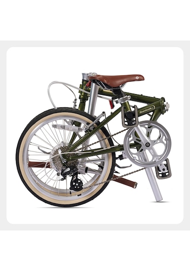 Dahon Boardwalk D8 20 Jant Katlanır Bisiklet 8v Yeşil Siyah