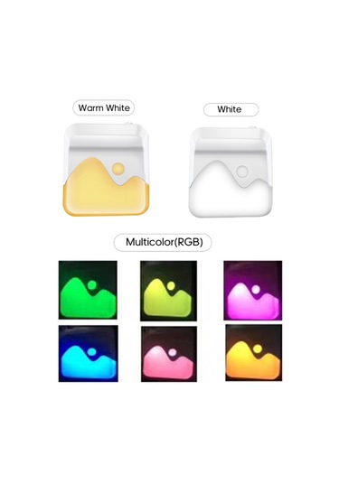 Led Gece Lambası Duvar Lambası Parlaklığı Ayarlanabilir Duvar Fişi Tipi Gece Lambası Koridor Merdiven Yatak Odası Oturma Odası Mutfak Banyo Diğer