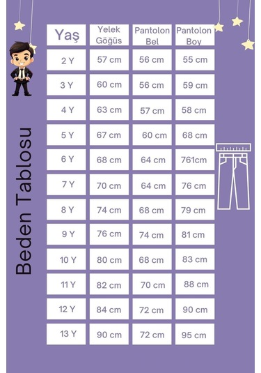 Matrix Yelekli Zincirli Erkek Çocuk Takım Elbise Lacivert Lacivert