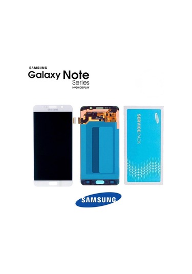 Samsung Uyumlu Galaxy Note 5 N920 Uyumlu Lcd Ekran Dokunmatik Beyaz Servis Orj
