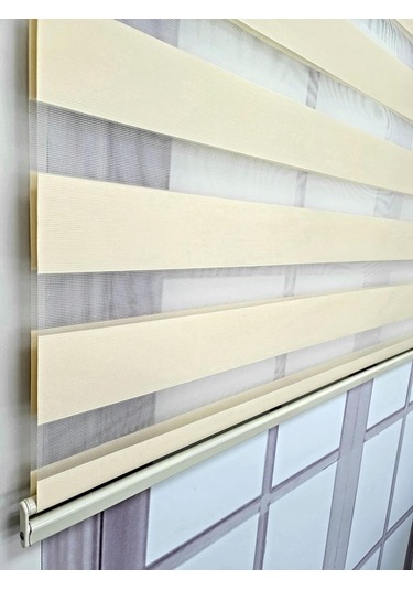 Bbb Düz Renk Stor Zebra Perde Sert Plastik Kasalı
