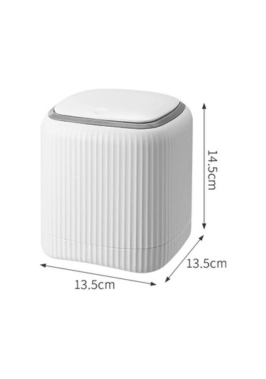 Maoyaya Mini Küçük Masaüstü Çöp Kutusu Kapaklı Çöp Organizatör Çok Renkli Çok Renkli