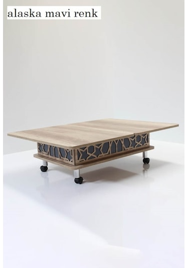 Kolexonline Akıllı Sihirli Sehpa 3 Kademeli Orta Sehpa Yemek Masa