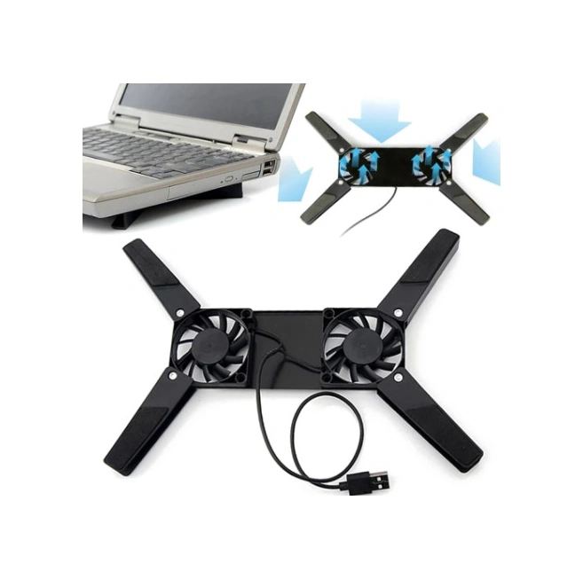 Katlanabilir Laptop Soğutucu 2 Fanlı 4887