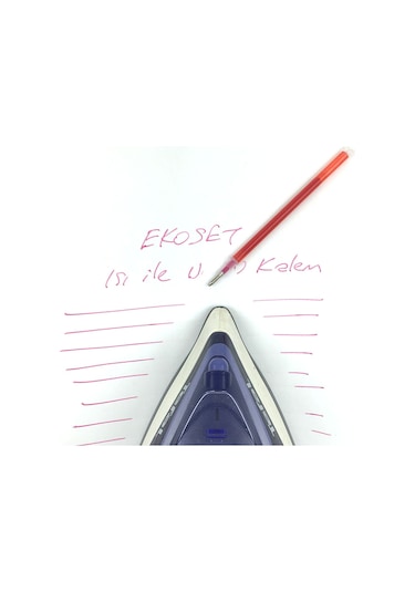 Ekoset Isı ve Ütü Ile Uçan Kalem Içi Kırmızı 10 Adet