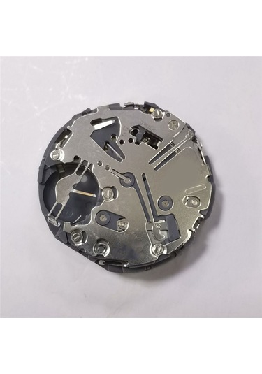 Xurunkeji Vk63 Kuvars Saat Hareketi Tarih 3 Saat Kronograf Saat Hareketi Pil İle Vk63 Vk63a Saat Tek Takvim Gümüş