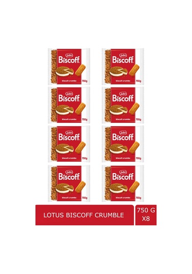 LOTUS BISCOFF CRUMBLE 750GR. X 8 ADET