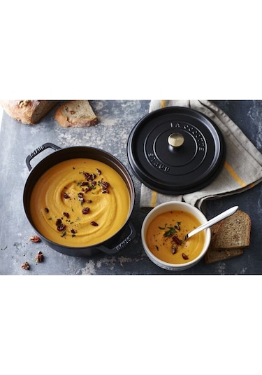 STAUB La Cocotte Derin Döküm Tencere 24 Cm Siyah